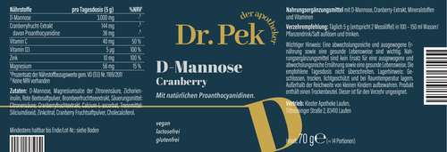 D-Mannose Cranberry