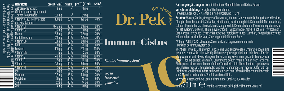 IMMUN + CISTUS SAFT