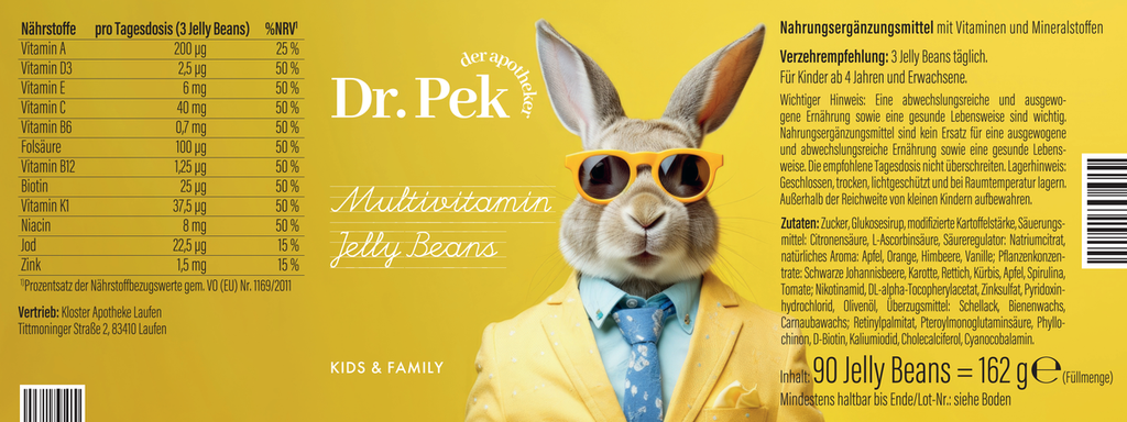MULTIVITAMIN JELLY BEANS Kinder