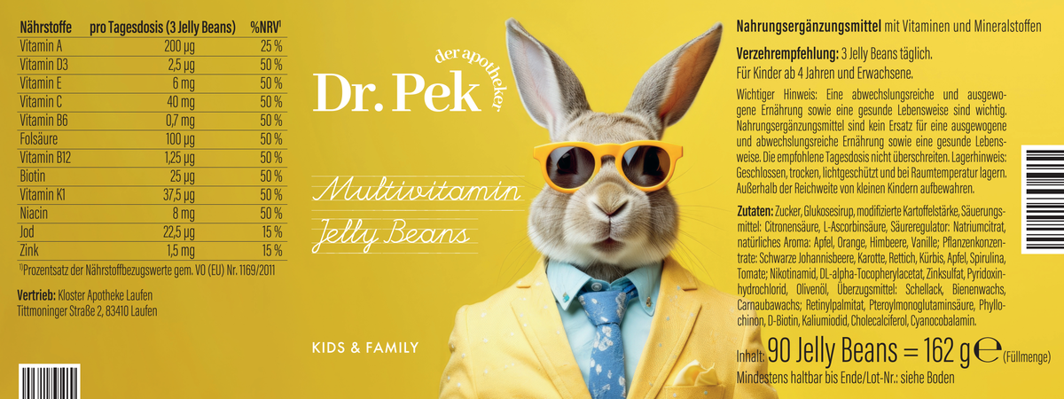MULTIVITAMIN JELLY BEANS Kinder
