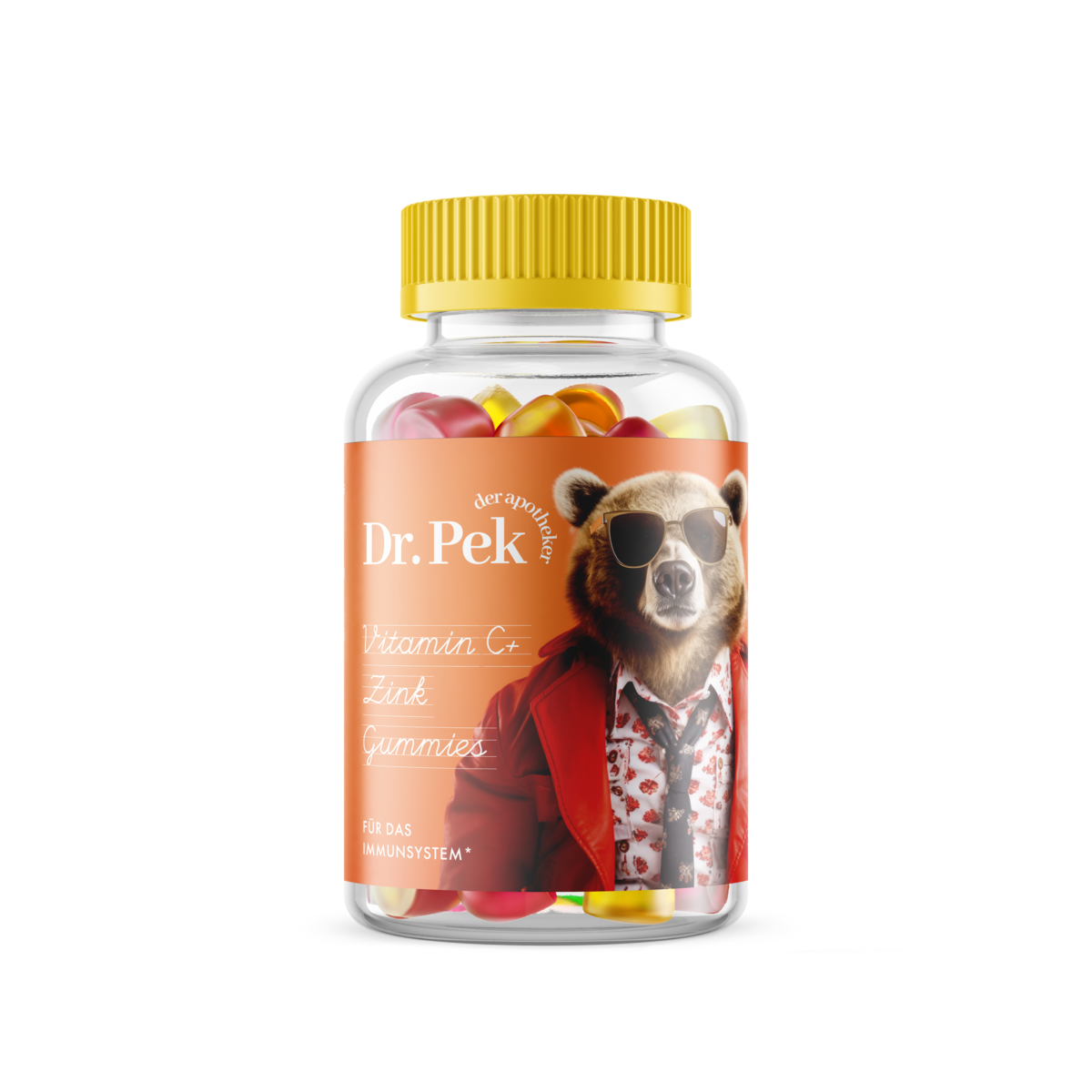 Vitamin C + Zink Meerestiere-Gummies Kinder